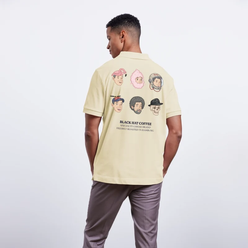 Many Faces Unisex Bio-Poloshirt
