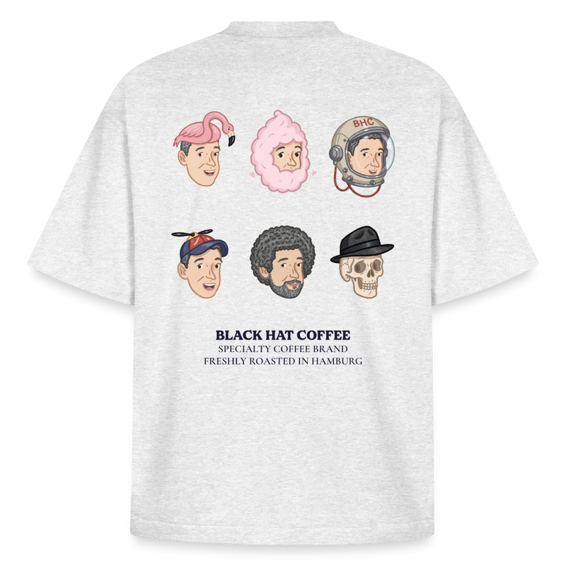 Many Faces Heavyweight Unisex Boxy T-Shirt