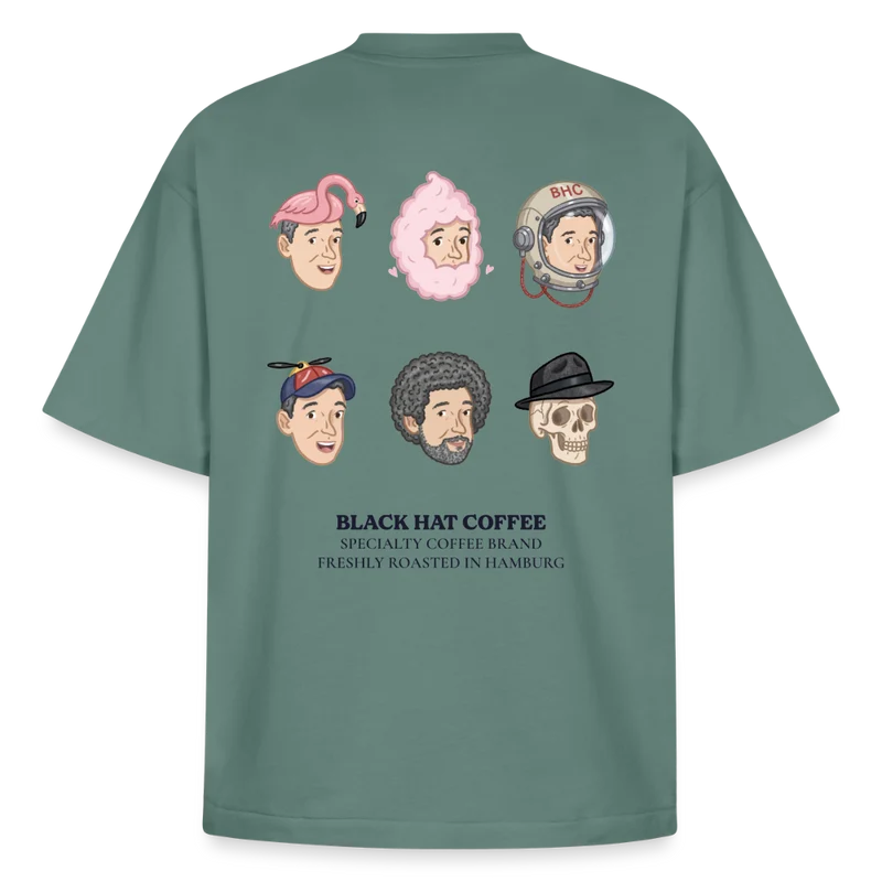 Many Faces Heavyweight Unisex Boxy T-Shirt