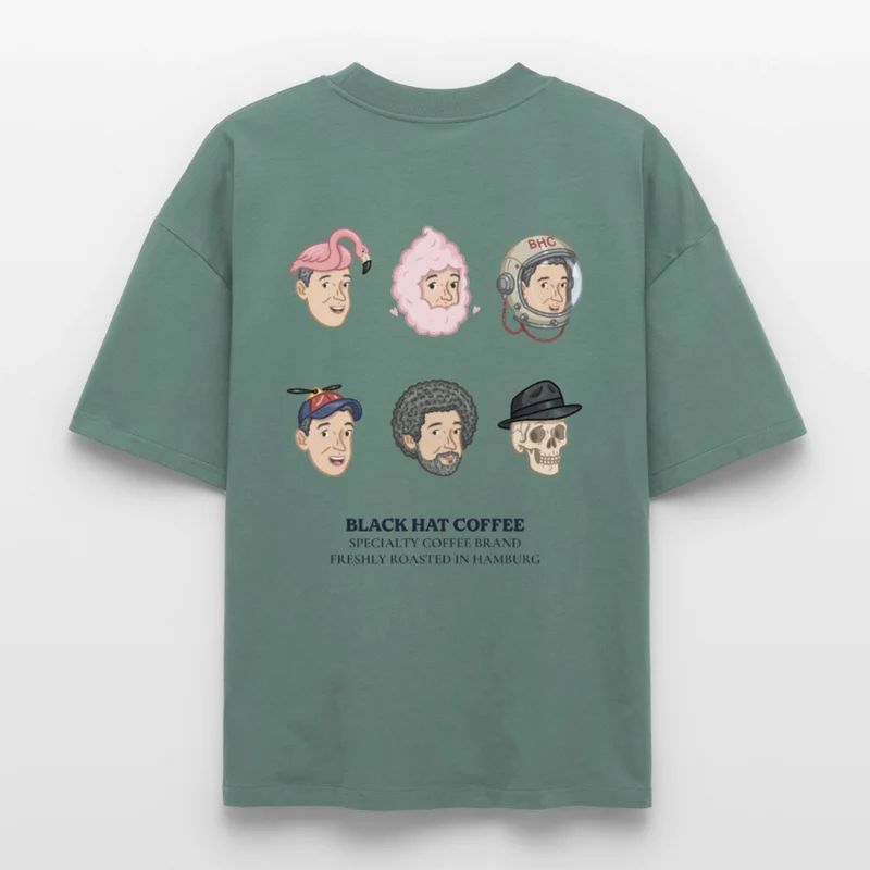 Many Faces Heavyweight Unisex Boxy T-Shirt