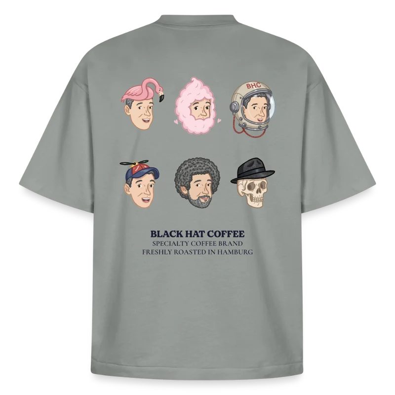 Many Faces Heavyweight Unisex Boxy T-Shirt