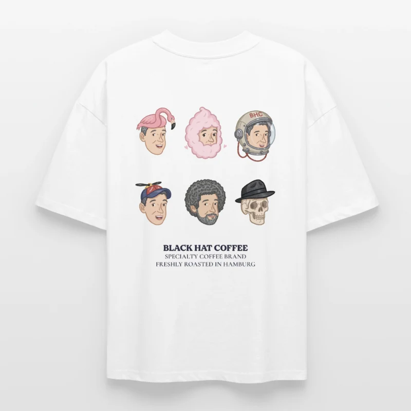 Many Faces Heavyweight Unisex Boxy T-Shirt