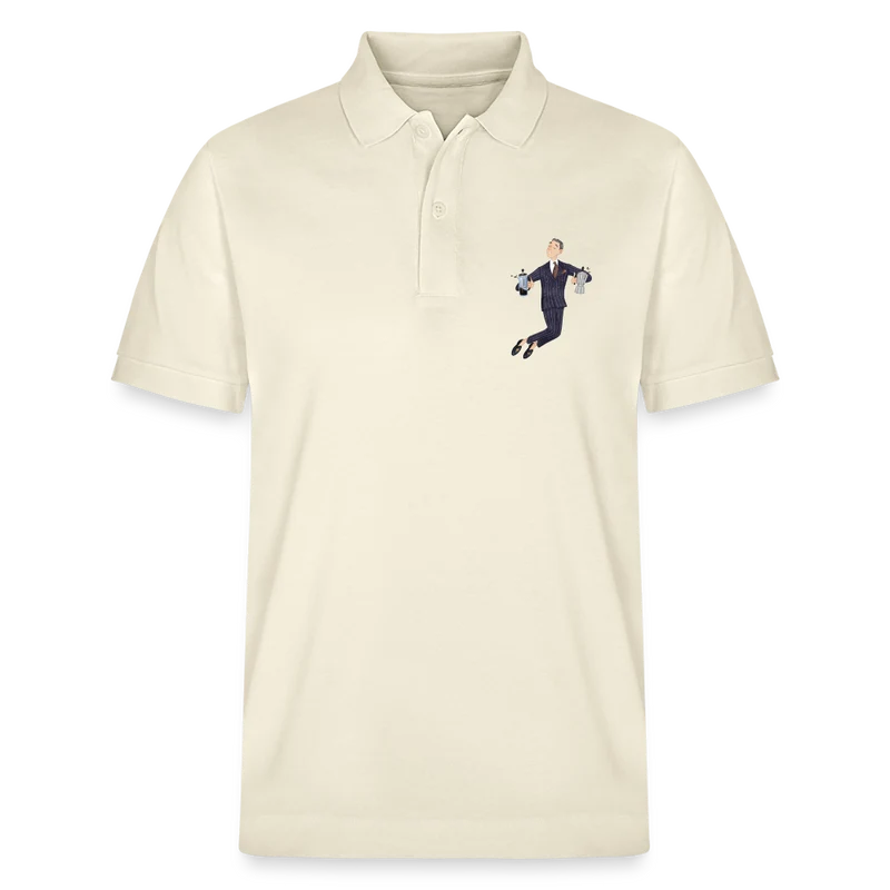 Black Hat Preppy Unisex Bio-Poloshirt