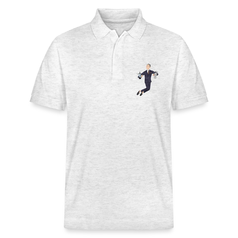 Black Hat Preppy Unisex Bio-Poloshirt