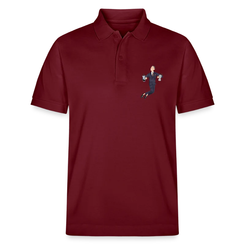 Black Hat Preppy Unisex Bio-Poloshirt
