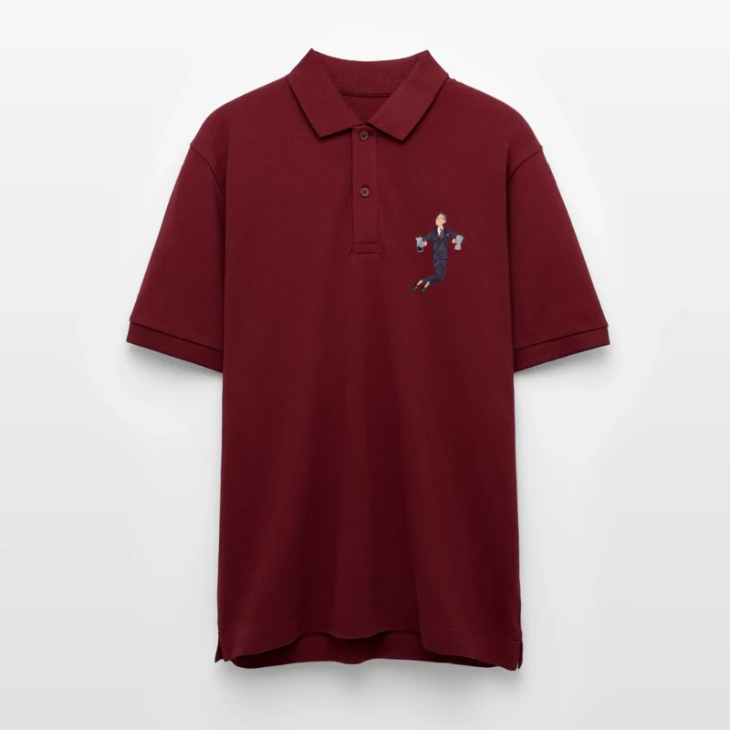 Black Hat Preppy Unisex Bio-Poloshirt