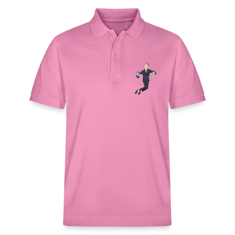 Black Hat Preppy Unisex Bio-Poloshirt