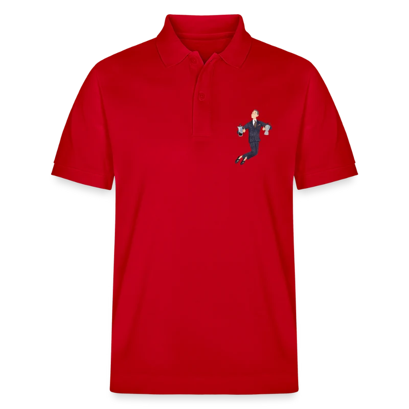 Black Hat Preppy Unisex Bio-Poloshirt