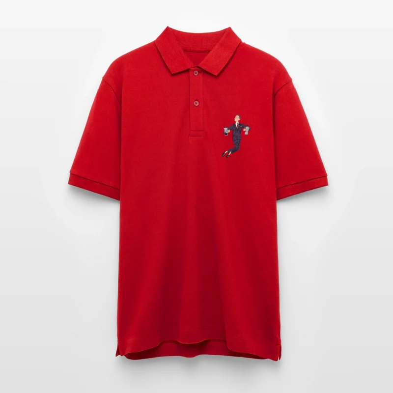 Black Hat Preppy Unisex Bio-Poloshirt