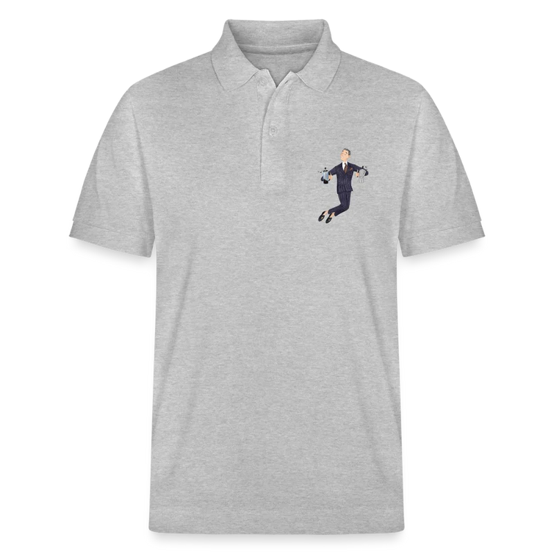 Black Hat Preppy Unisex Bio-Poloshirt