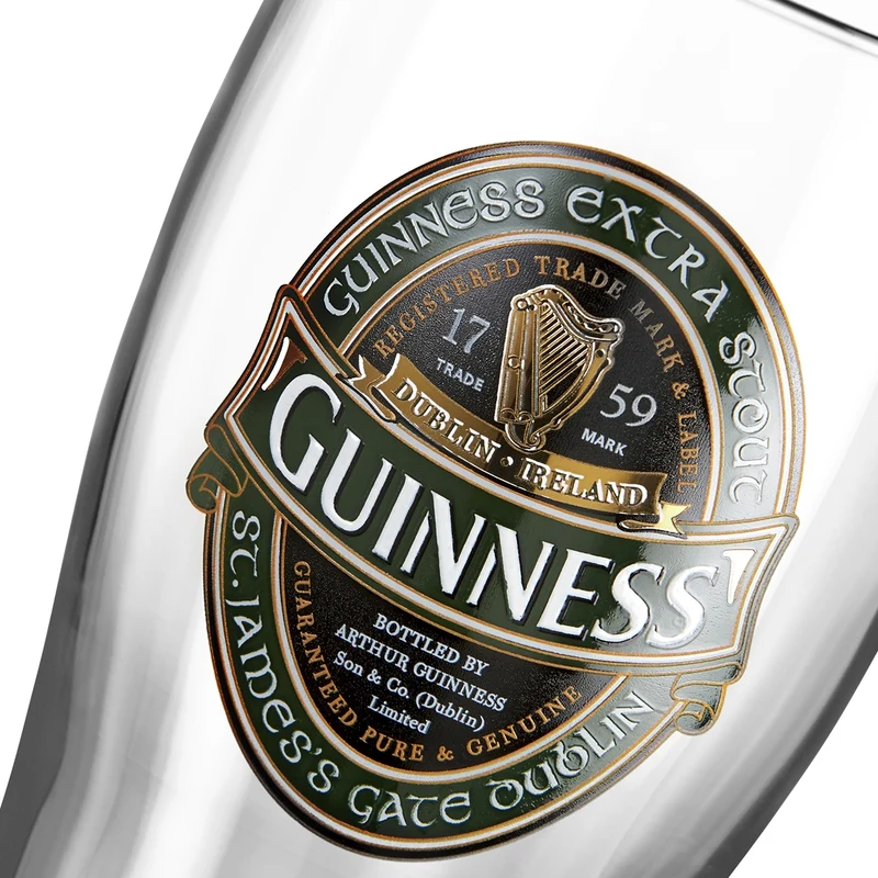 Guinness Ireland Collection Pint Glass Twin Pack