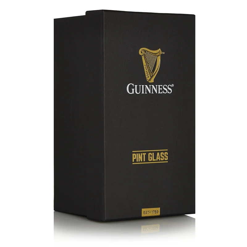 Guinness Embossed Stem Glass