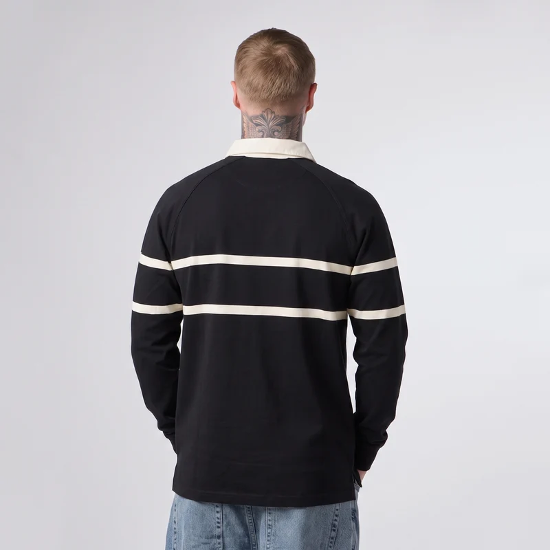 Guinness Black Traditional Rugby Jersey
