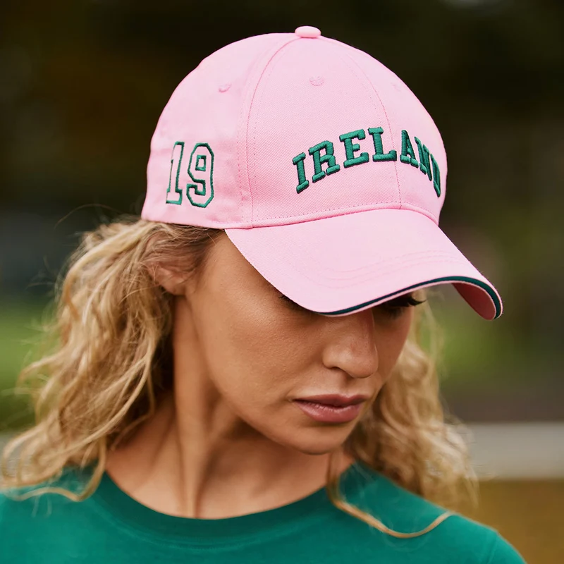 Ireland Pink and Green Baseball Cap