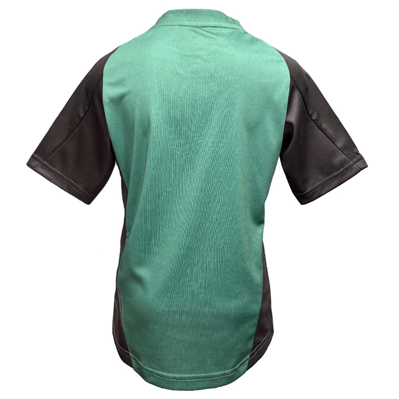 Lansdowne Ireland Kids Green and Black Shamrock Performance Top