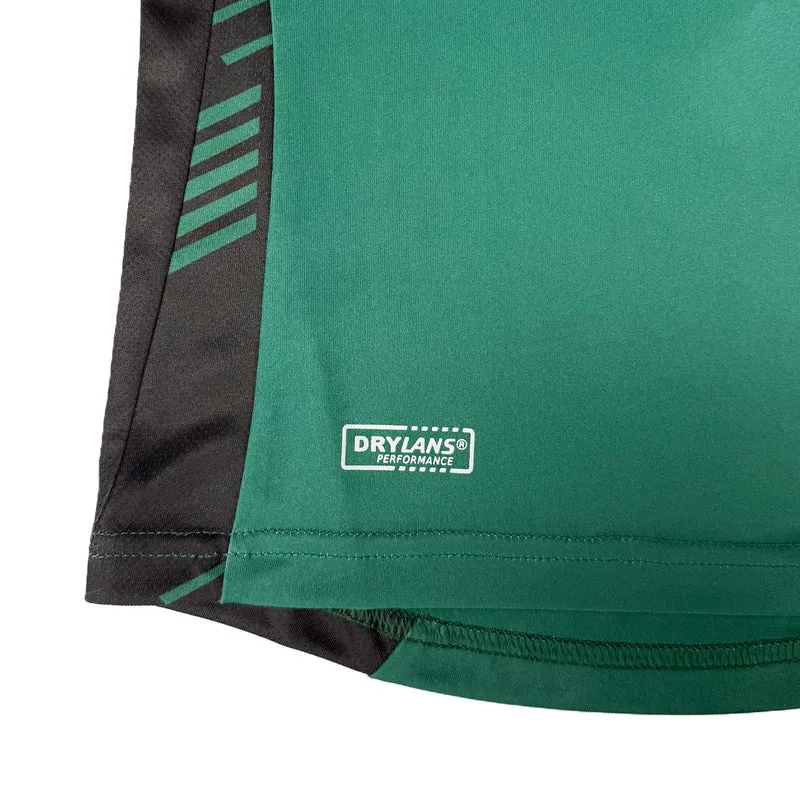 Lansdowne Ireland Kids Green and Black Shamrock Performance Top