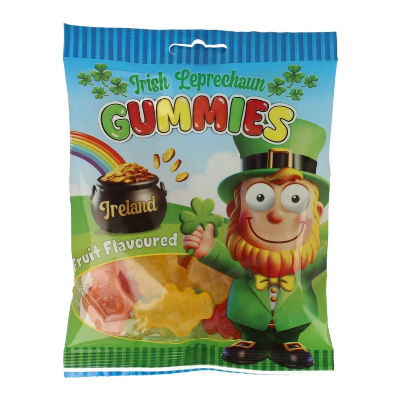 Lucky Leprechaun Fruit Flavoured Gummies Bag 125g