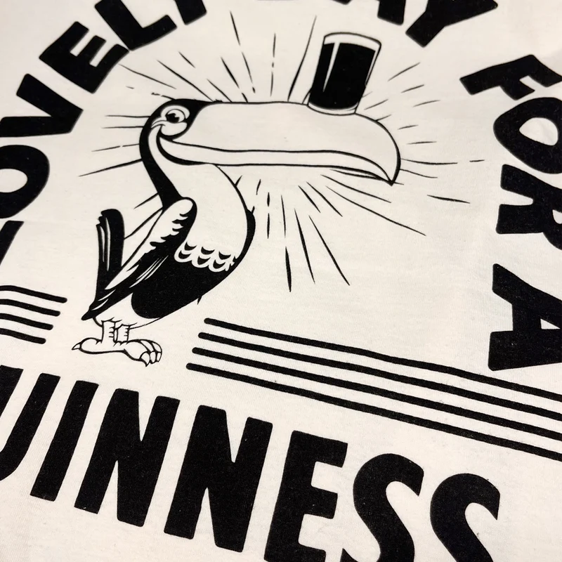 Guinness Cream & Black Toucan Lovely Day T-Shirt