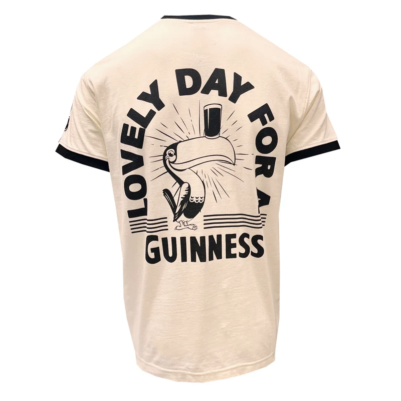 Guinness Cream & Black Toucan Lovely Day T-Shirt