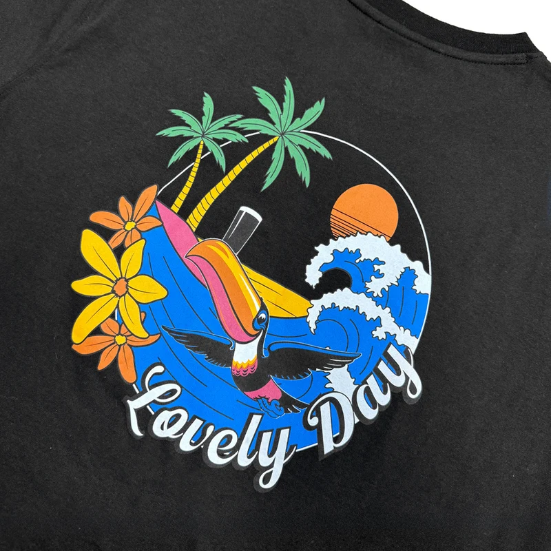 Guinness Black Hawaiian Toucan Lovely Day T-Shirt