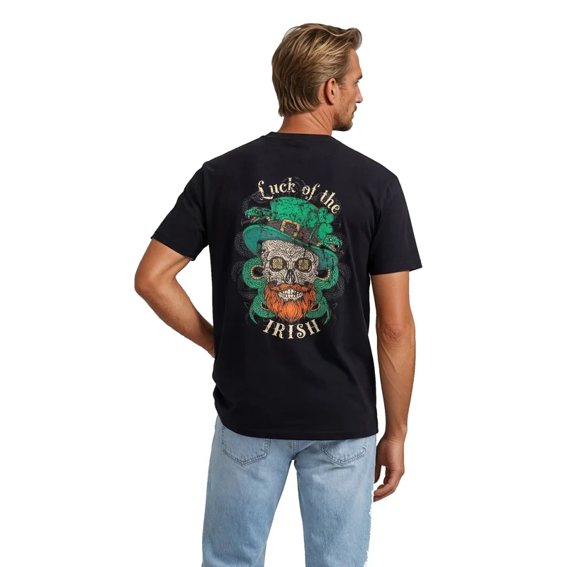 Unisex Black Skull T-Shirt
