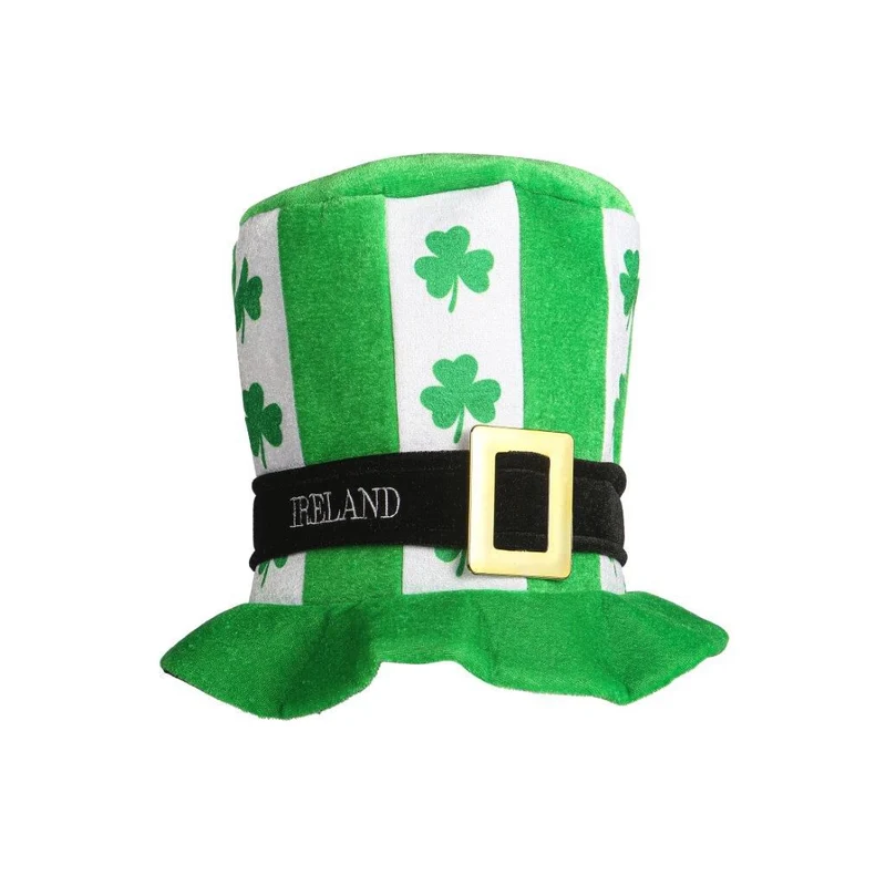 Leprechaun Hat Green & White