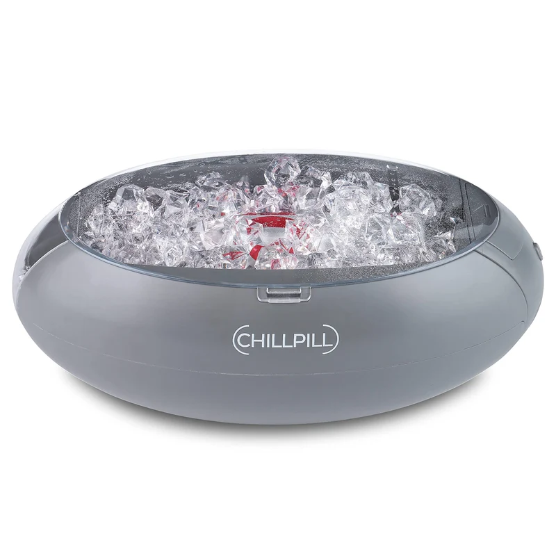 Instant Drink Chiller - Rapid Beverage Chiller for Cans 12 oz or 16 oz & Glass Bottles - Portable Instant Beverage Cooler - Fast & Efficient Instant Drink Cooler for Parties, Picnics & BBQs