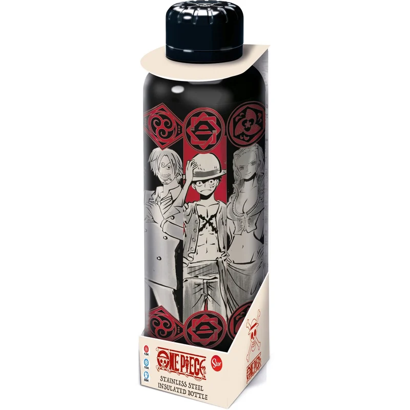 One Piece Edelstahl-Trinkflasche Character