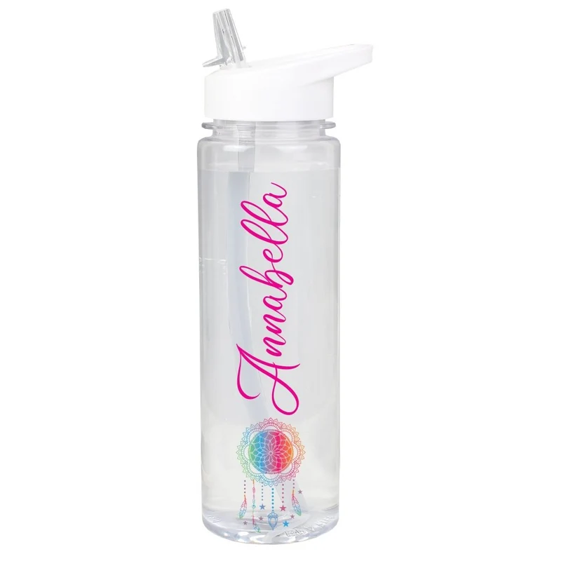 Personalised Dream Catcher Name Only Water Bottle