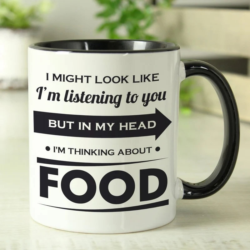 Personalised Look Like I'M Listening Mug