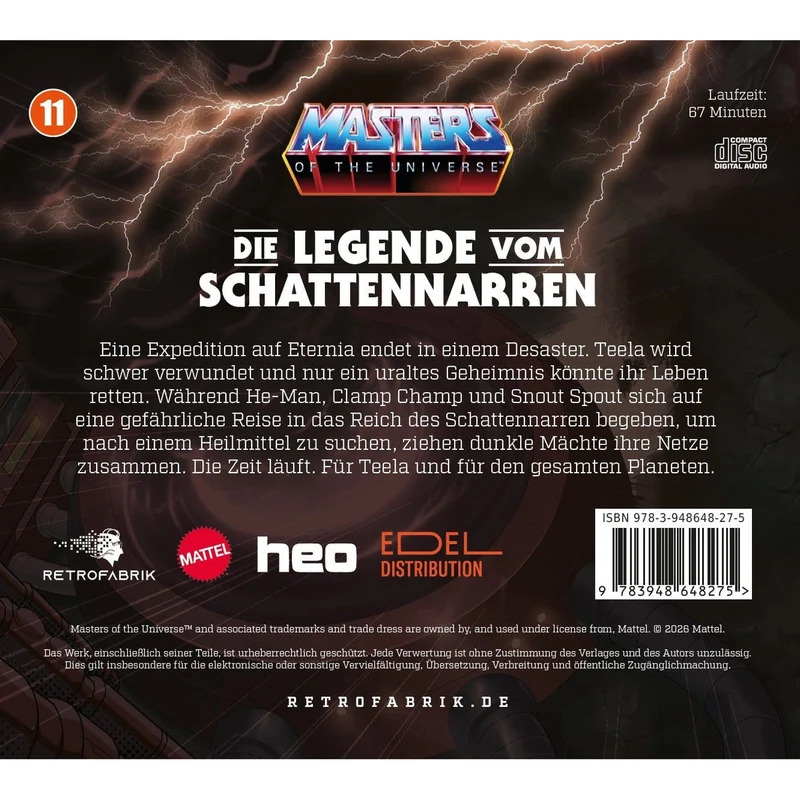 Masters of the Universe Hörspiel-CD Folge 11: Die Legende