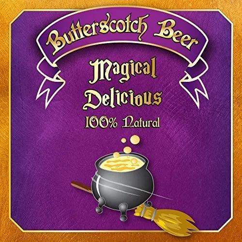 Flying Cauldron Butterscotch Beer 12oz (Pack of 6) Bundle with PrimeTime Direct Keychain Bottle Opener in a PTD Sealed Box