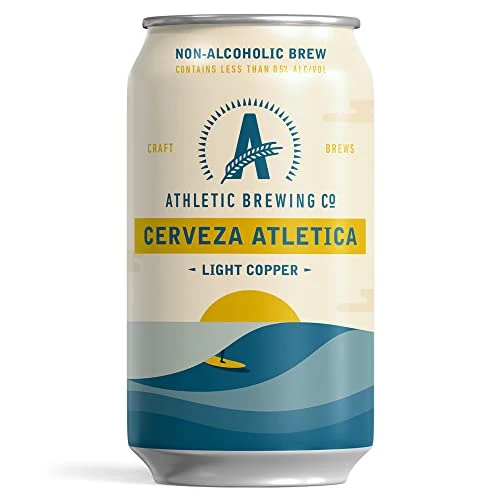 Athletic Brewing Company Craft Non-Alcoholic Beer - 12 Pack x 12 Fl Oz Cans - Cerveza Atletica - Low-Calorie, Award Winning - Rich Aroma and Flavor Balanced with Light Spicy and Floral Notes