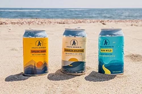 Athletic Brewing Company Craft Non-Alcoholic Beer - 12 Pack x 12 Fl Oz Cans - Cerveza Atletica - Low-Calorie, Award Winning - Rich Aroma and Flavor Balanced with Light Spicy and Floral Notes