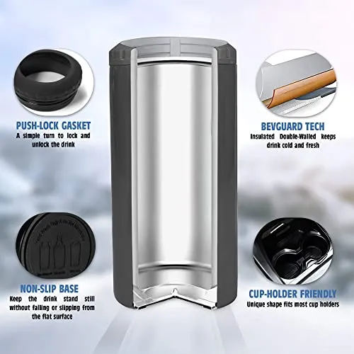 SANDJEST 4-in-1 Best Dad Ever Tumbler Gifts for Dad from Daughter Son - 12oz Dad Can Cooler Tumblers Travel Mug Cup - Stainless Steel Insulated Cans Coozie Christmas, Birthday, Father's Day Papa Gift