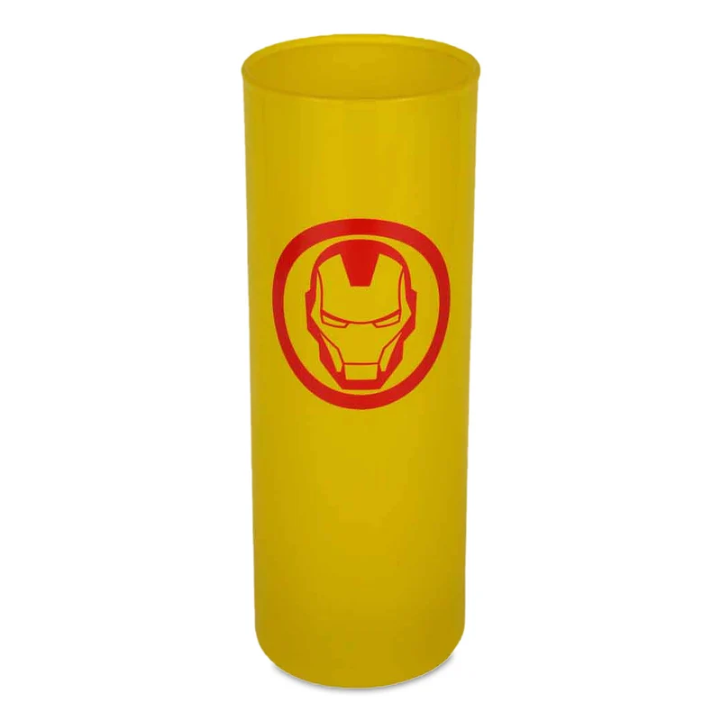 Iron Man - Logo Glas gelb