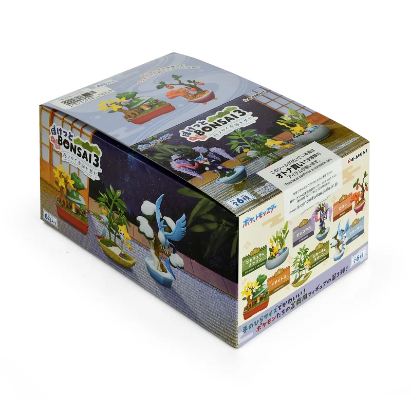 Pokemon - Pocket Bonsai Vol.3 Kollektion Mystery Figur 6er Display