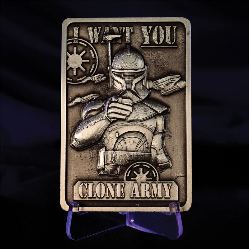 Star Wars - Captain Rex Clone Army Metallbarren Replik limitiert