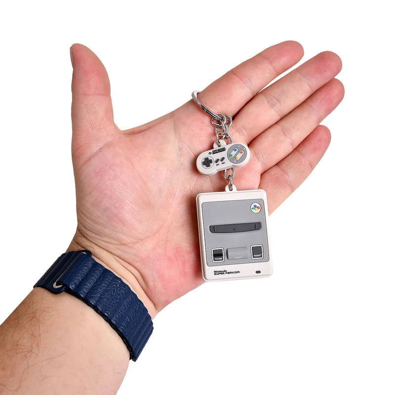 Nintendo - SNES Konsole und Controller Schlüsselanhänger