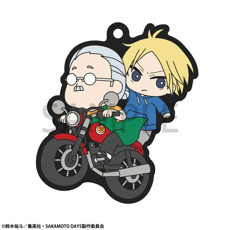 Sakamoto Days Rubber Mascot Buddycolle Gummi-Anhänger 7 cm Sortiment (6)