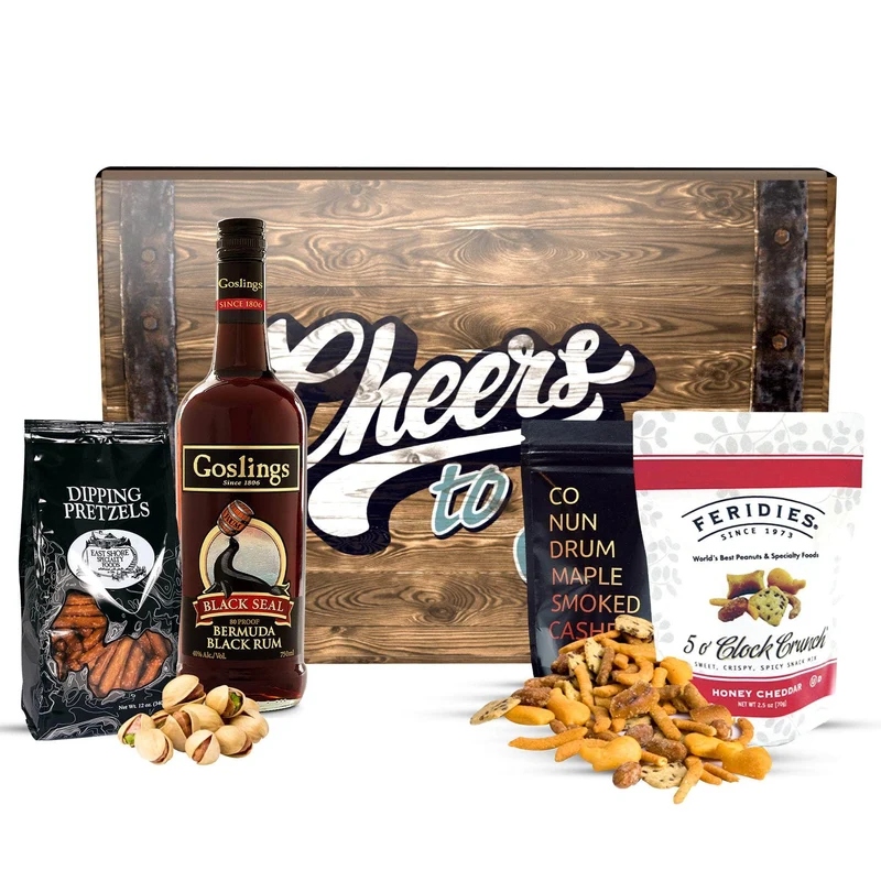 Gosling's Black Seal Rum Gift Basket