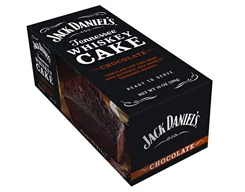 Great Spirits Baking Jack Daniels Chocolate Liquor Cake - 10 oz - Deliver a Gourmet Chocolate Dessert for Gift Baskets, Birthdays, or Parties!