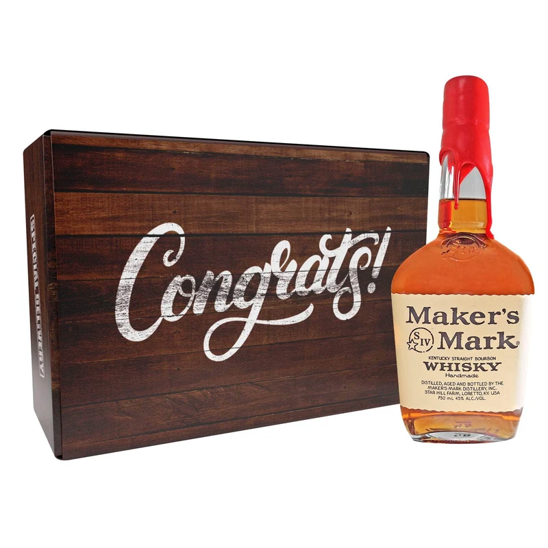 Congratulations Gift Basket - Choose Your Liquor