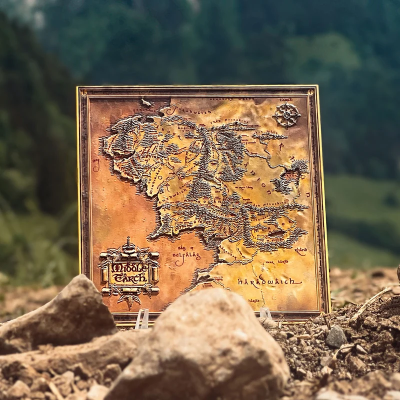 Der Herr der Ringe - Karte von Mittelerde Replik limitiert