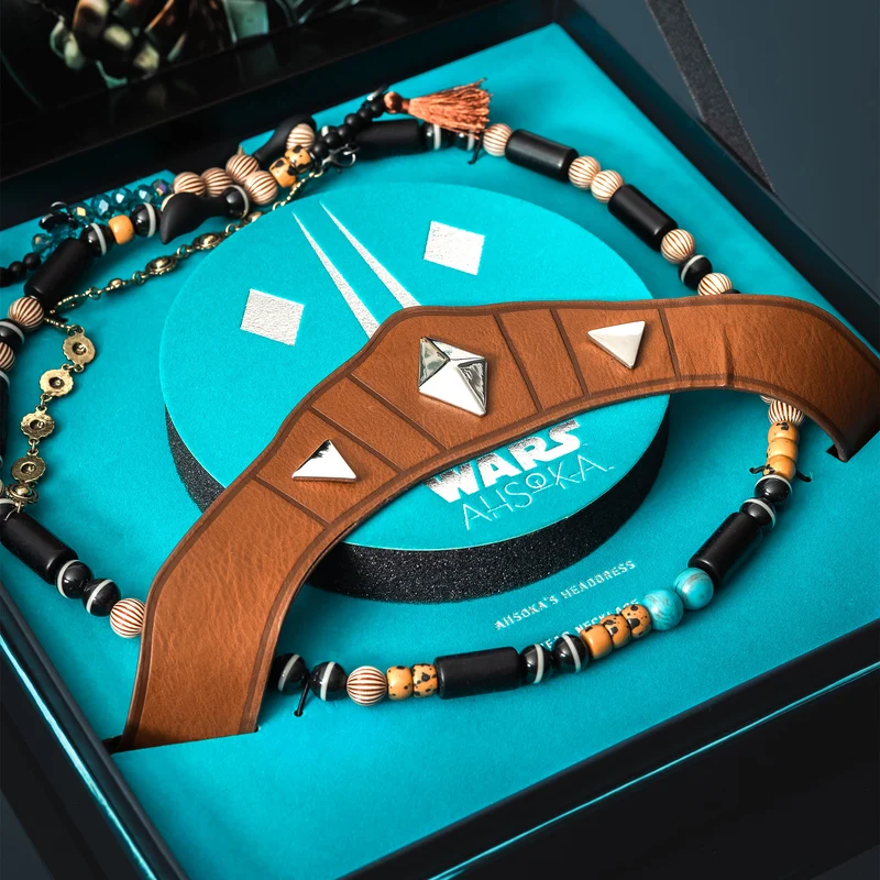 Star Wars - Ahsoka Stirnband und Gürtelperlen Replik limitiert