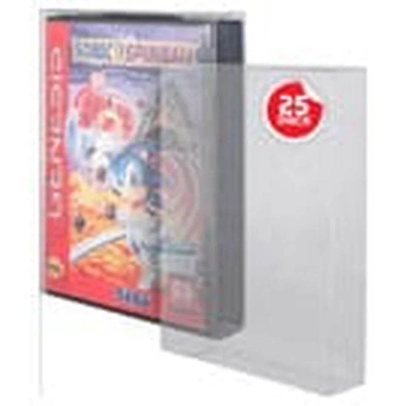 PET Gehäuse 25er-Pack für Sega Genesis Spiele