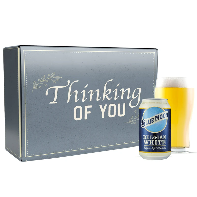 Blue Moon Thinking of You Beer Gift Basket