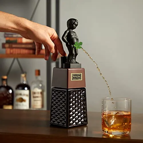 True Bonny Boy Liquor Gag Gifts, 16 oz Beverage, Wine, Beer, Whiskey, Vodka, Gin, Drink Dispenser