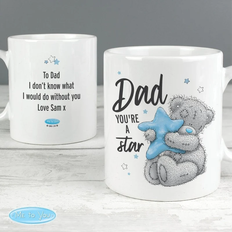 Personalised Me To You Dad Youre A Star Mug