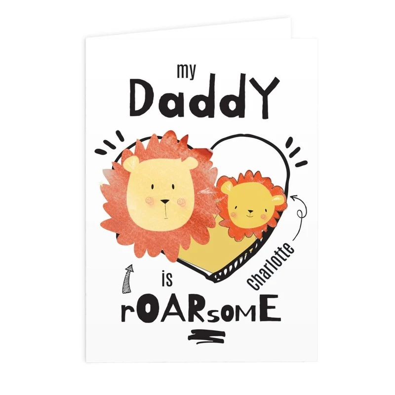 Personalised Roarsome Card